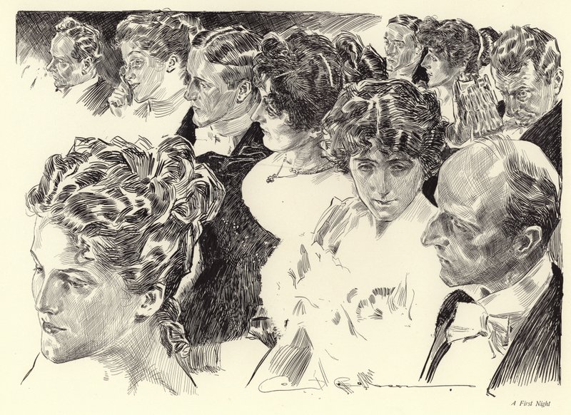 Uma primeira noite de Charles Dana Gibson