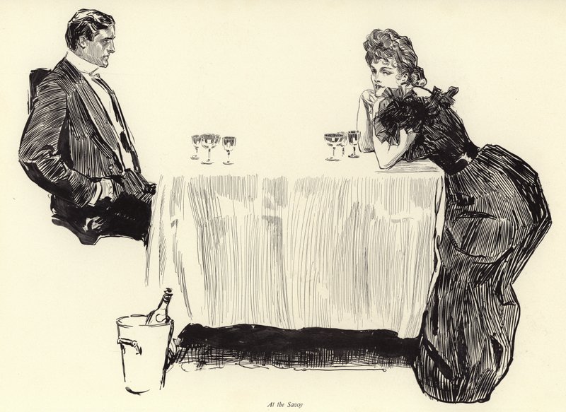 No Savoy de Charles Dana Gibson