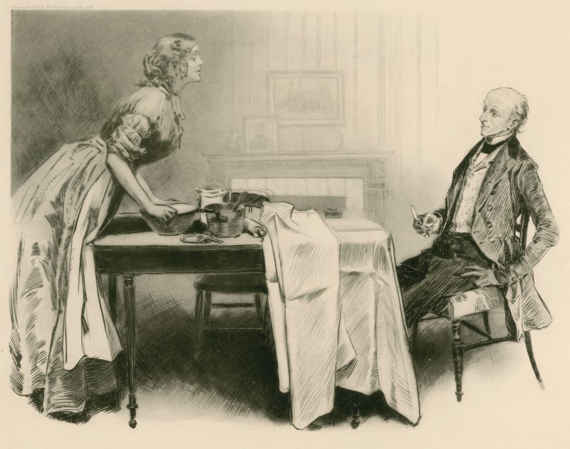 Dick Swiveller e a Marquesa de Charles Dana Gibson