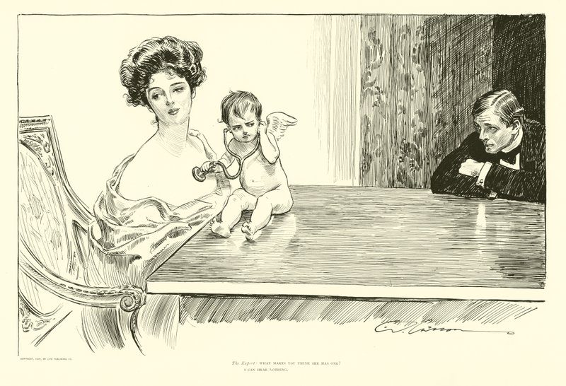 Não consigo ouvir nada de Charles Dana Gibson