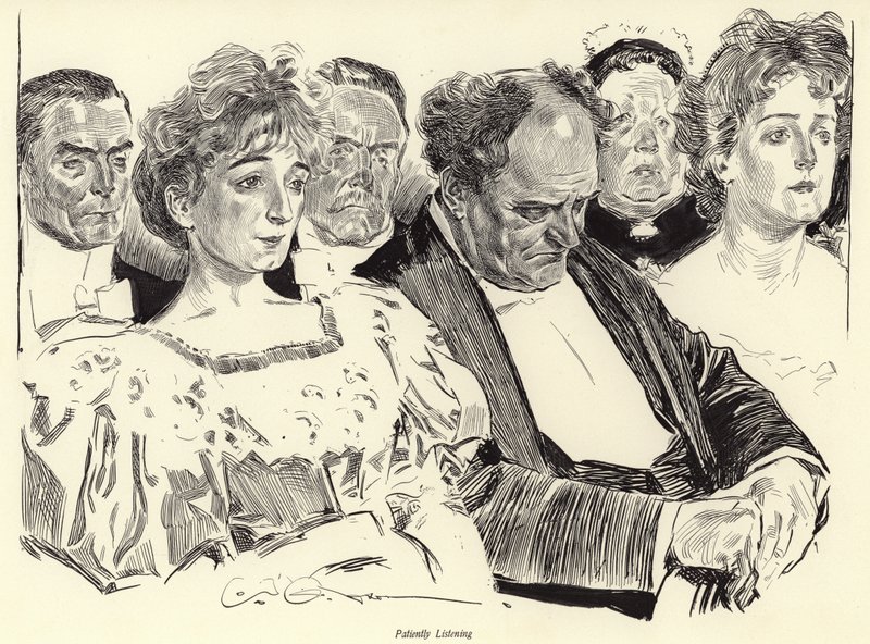 Ouvindo Pacientemente de Charles Dana Gibson