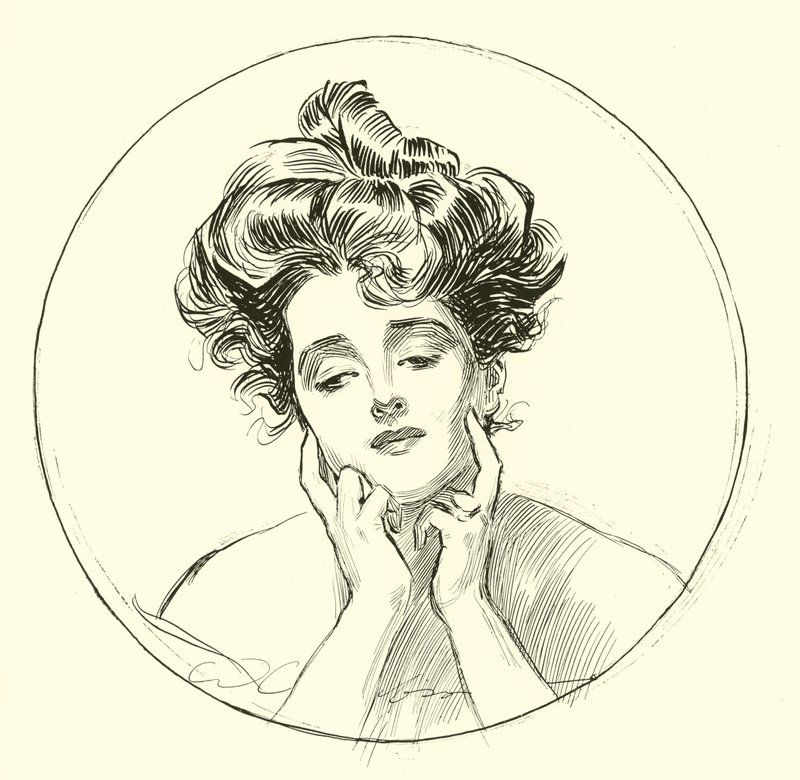 A linda viúva de Charles Dana Gibson