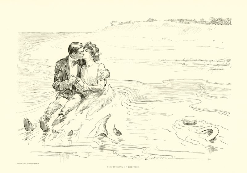 A virada da maré de Charles Dana Gibson