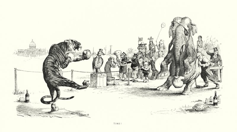 Tempo! (litografia) de Charles Dana Gibson