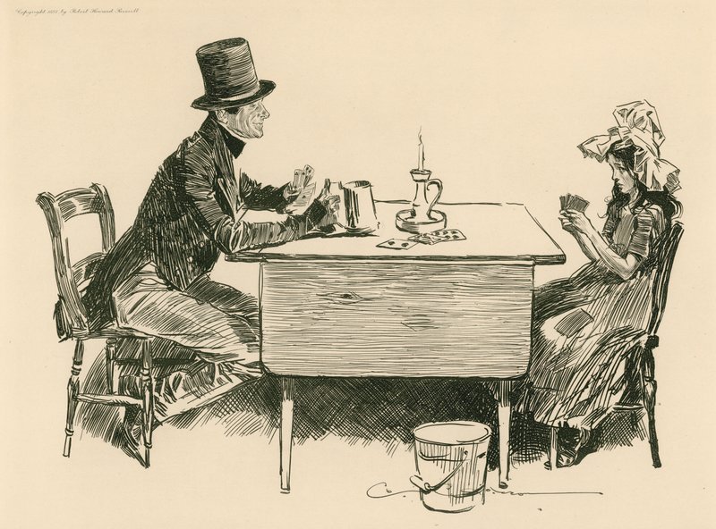Tom Pinch e sua irmã de Charles Dana Gibson