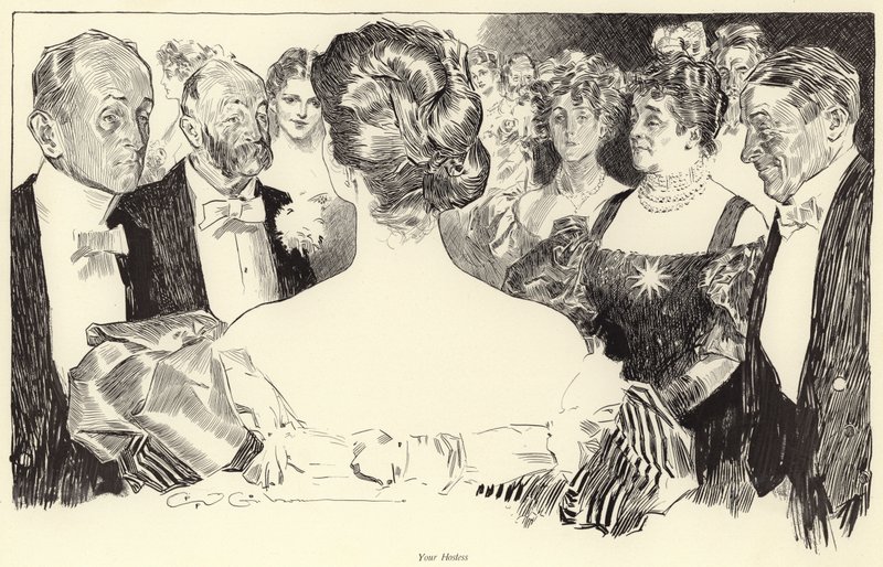 Sua anfitriã de Charles Dana Gibson