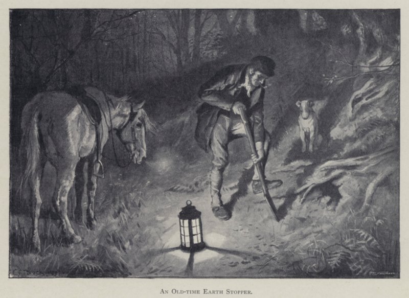 Uma velha Earth Stopper (litho) de Charles Edmund (after) Brock