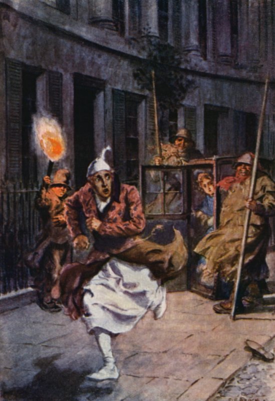 Ilustração para The Pickwick Papers de Charles Dickens (litografia a cores) de Charles Edmund (after) Brock