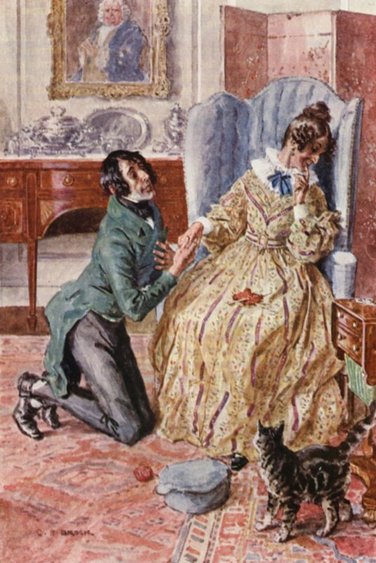 Ilustração para The Pickwick Papers de Charles Dickens (litografia a cores) de Charles Edmund (after) Brock
