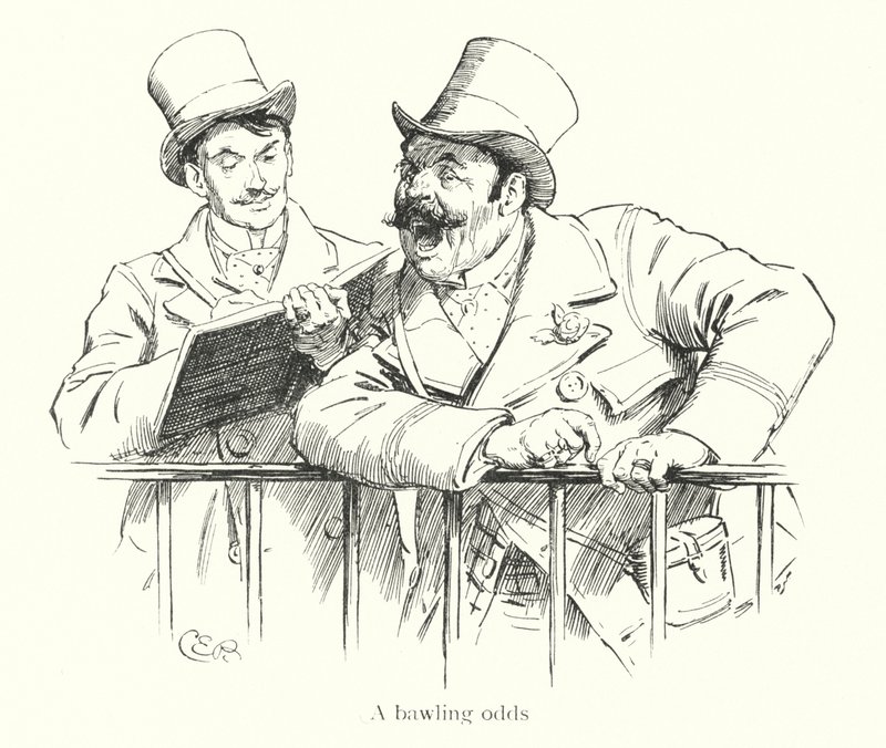 Probabilidades de berrar em uma pista de corrida (gravação) de Charles Edmund Brock