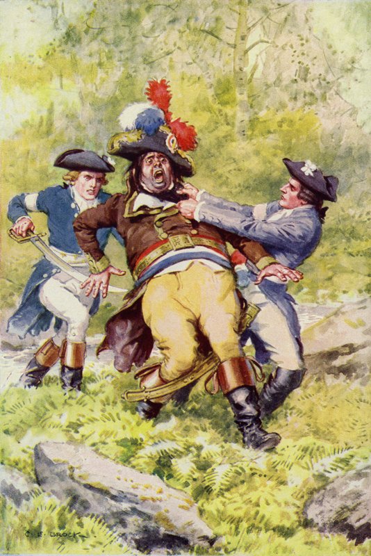 Os dedos de Hector estavam torcidos em sua gravata ... de Charles Edmund Brock