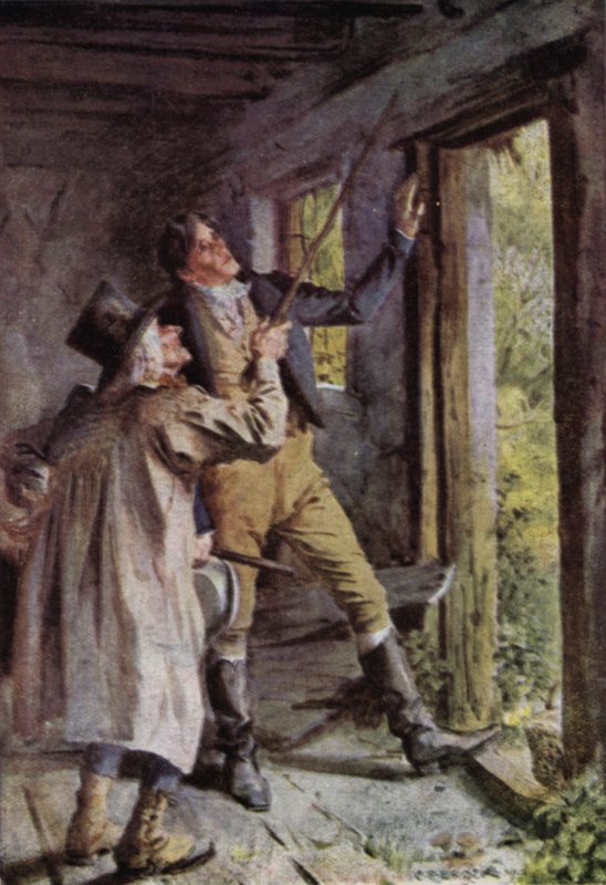 Ilustração para a estrada larga um romance de Kent de Charles Edmund Brock