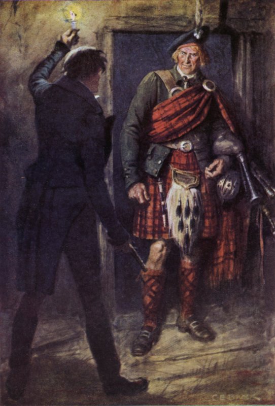Ilustração para a estrada larga um romance de Kent de Charles Edmund Brock