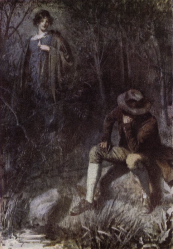 Ilustração para a estrada larga um romance de Kent de Charles Edmund Brock