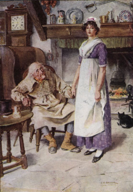 Ilustração para a estrada larga um romance de Kent de Charles Edmund Brock