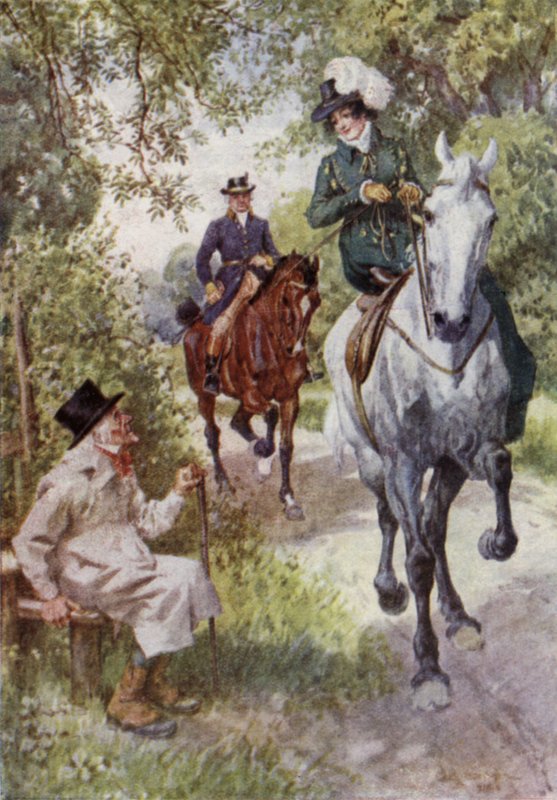 Ilustração para a estrada larga um romance de Kent de Charles Edmund Brock