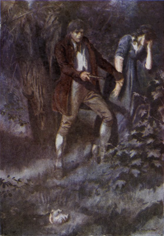 Ilustração para a estrada larga um romance de Kent de Charles Edmund Brock