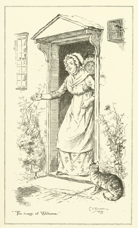 Ilustração para The Essays of Elia de Charles Lamb (gravura) de Charles Edmund Brock