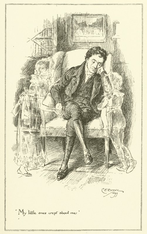Ilustração para The Essays of Elia de Charles Lamb (gravura) de Charles Edmund Brock