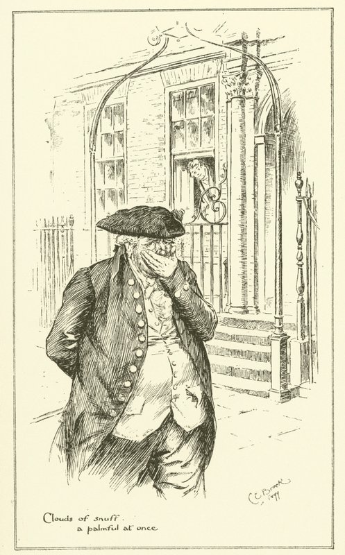 Ilustração para The Essays of Elia de Charles Lamb (gravura) de Charles Edmund Brock