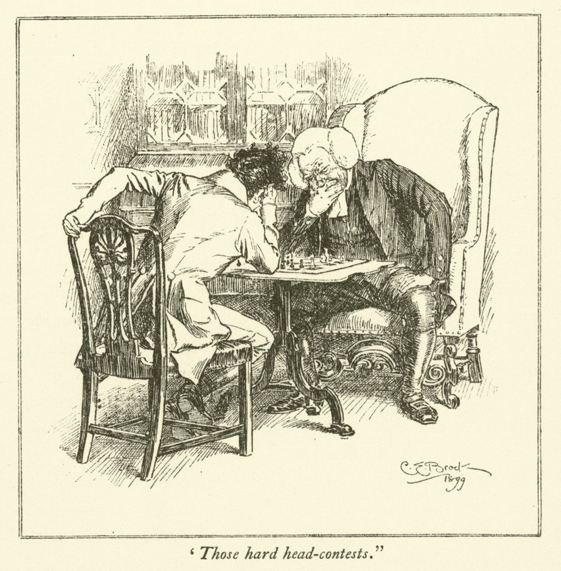 Ilustração para The Essays of Elia de Charles Lamb (gravura) de Charles Edmund Brock