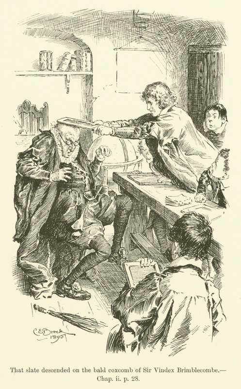 Ilustração para Westward Ho! de Charles Kingsley (gravura) de Charles Edmund Brock