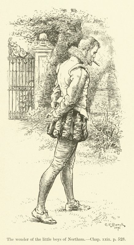Ilustração para Westward Ho! de Charles Kingsley (gravura) de Charles Edmund Brock