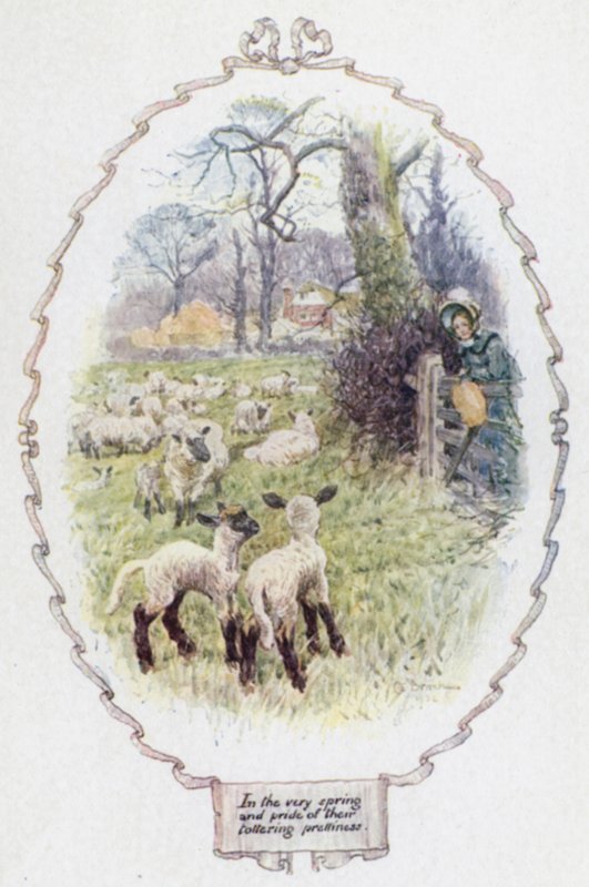Na própria primavera e orgulho da sua beleza totalizante (cor litho) de Charles Edmund Brock