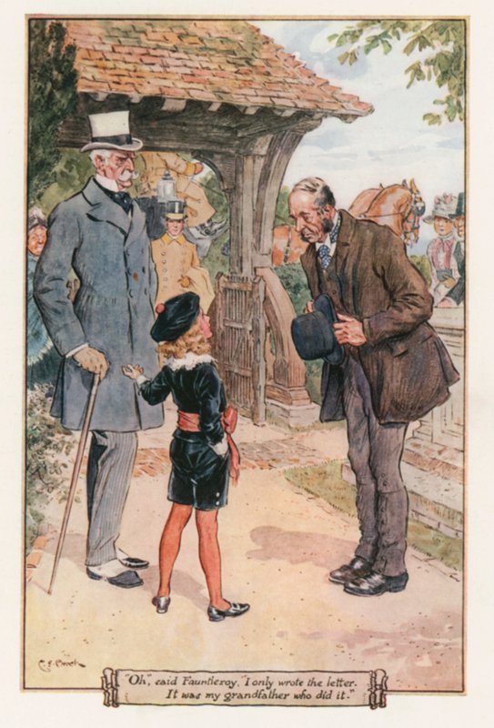 Pequeno Lorde Fauntleroy por Frances Hodgson Burnett de Charles Edmund Brock
