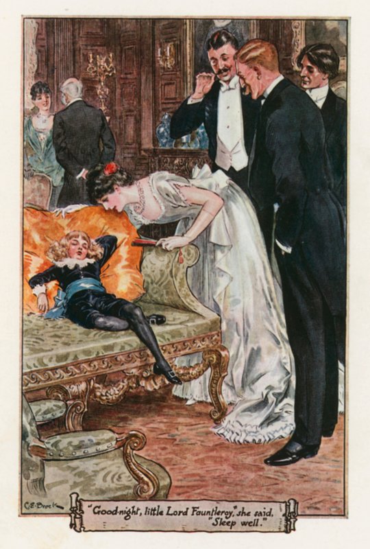 Pequeno Lorde Fauntleroy por Frances Hodgson Burnett de Charles Edmund Brock