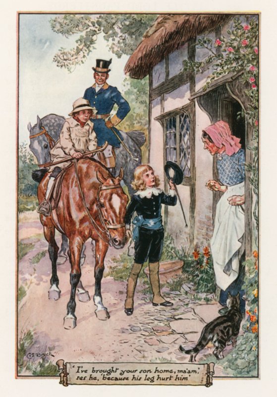 Pequeno Lorde Fauntleroy por Frances Hodgson Burnett de Charles Edmund Brock
