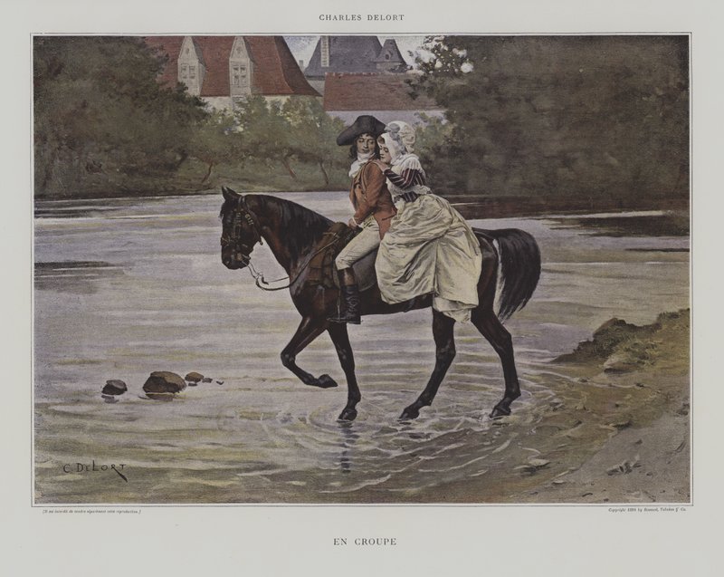 Em crupe de Charles Edouard Delort