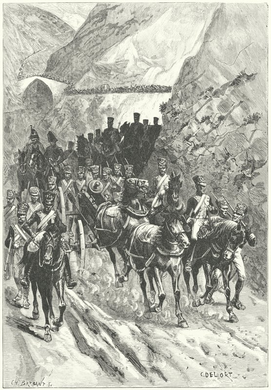 O retiro de Massena para Ciudad Rodrigo de Charles Edouard Delort