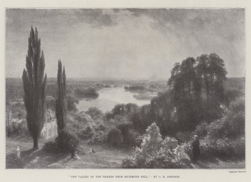 O Vale do Tamisa de Richmond Hill de Charles Edward Johnson