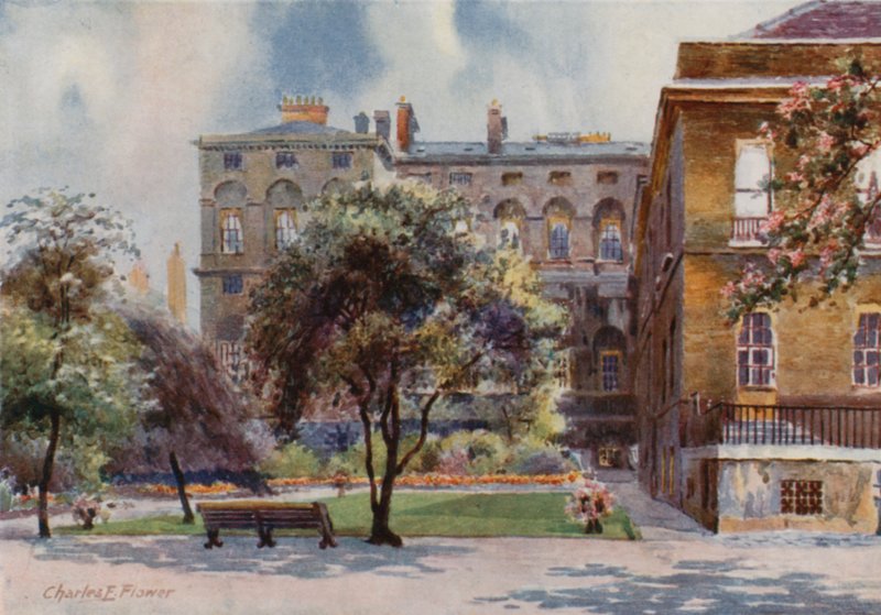 O jardim do n º 10, Downing Street de Charles Edwin Flower