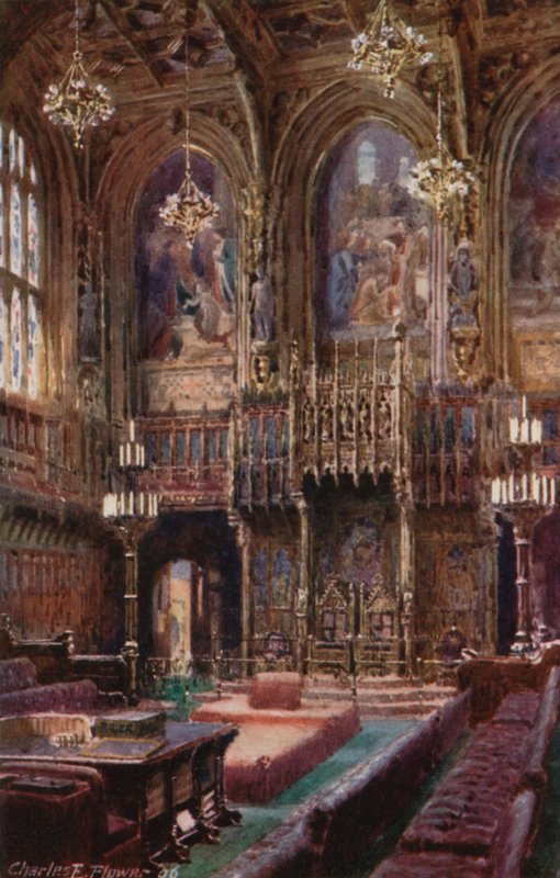 A Casa dos Lordes, 1906 de Charles Edwin Flower