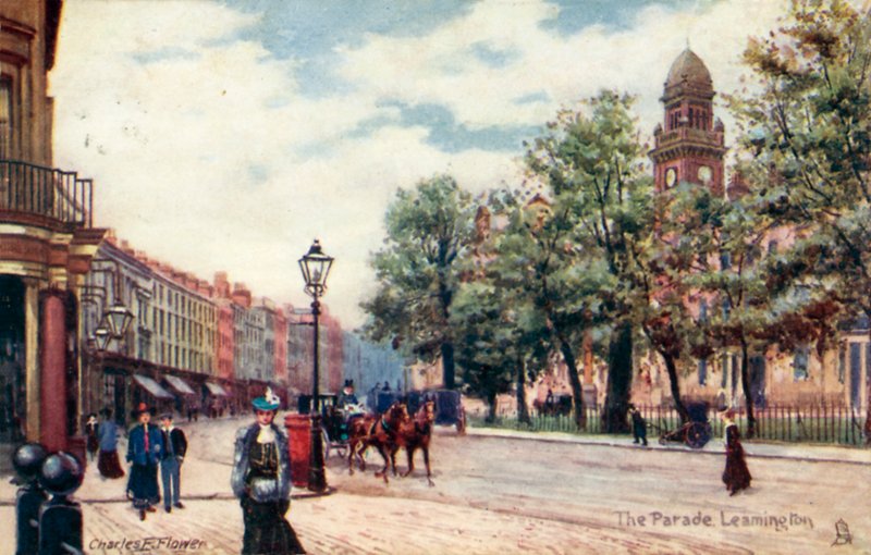 The Parade Leamington de Charles Edwin Flower