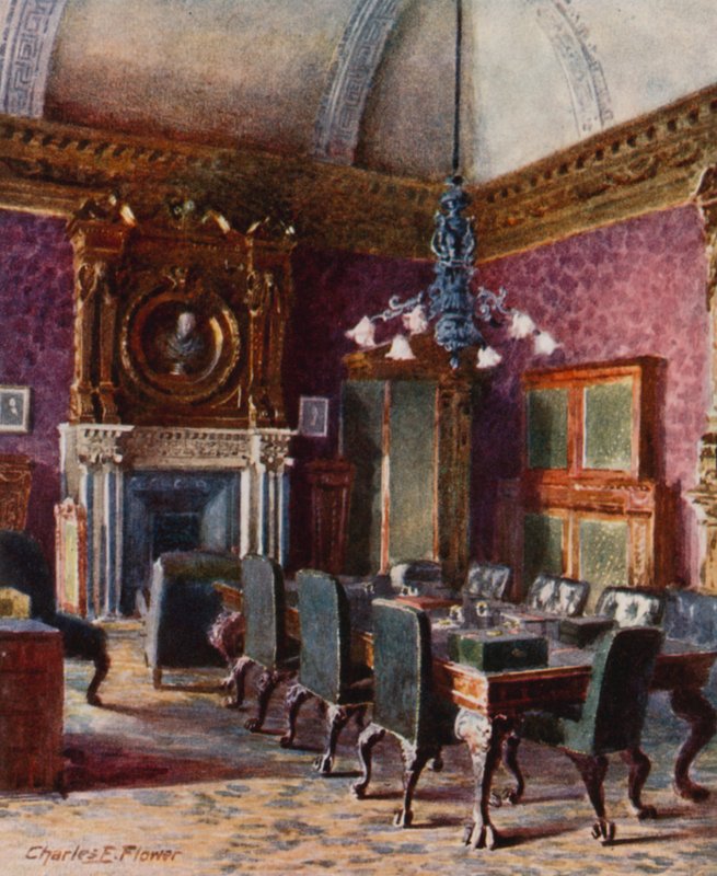 Sala do Conselho do Tesouro, Gabinete do Chanceler do Tesouro de Charles Edwin Flower