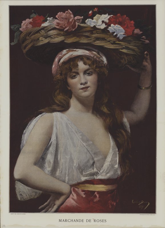 Mercador de rosas de Charles Emile Auguste Carolus Duran