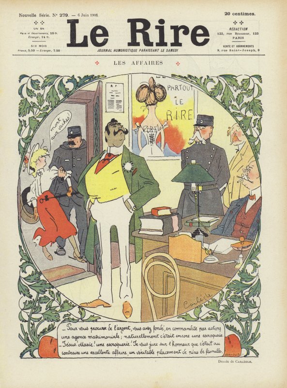 Ilustração para o riso de Charles Emile Egli