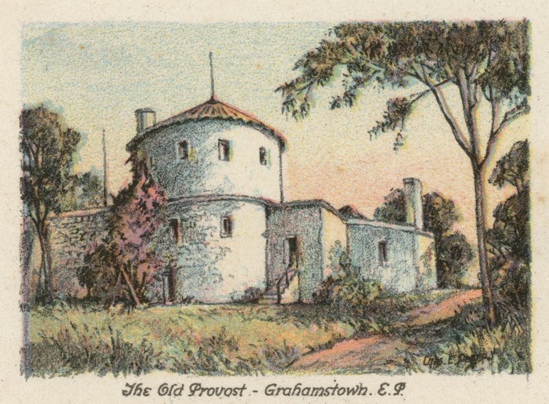 África do Sul: The Old Provost, Grahamstown, PE (litografia a cores) de Charles Ernest Peers