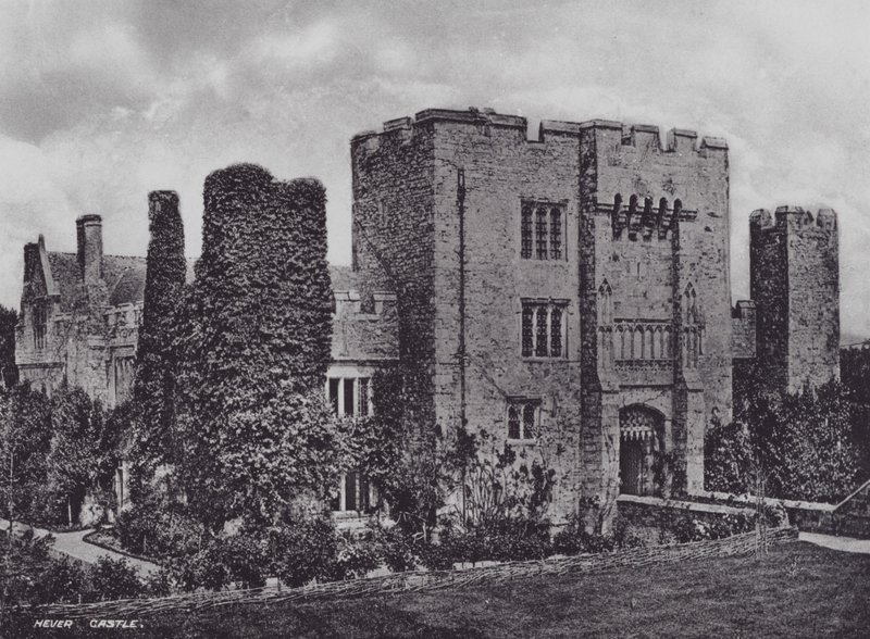 Castelo de Hever (foto a p/b) de Charles Essenhigh Corke