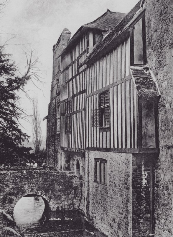 Ightham Mote (foto a p/b) de Charles Essenhigh Corke