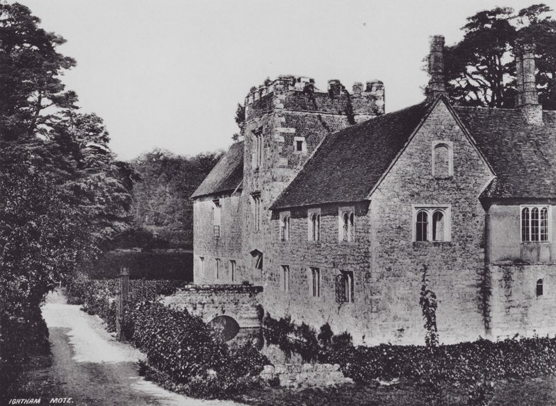 Ightham Mote (foto a p/b) de Charles Essenhigh Corke