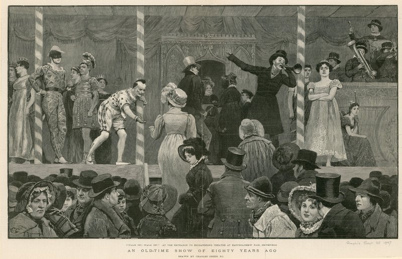 Bartholomew Fair, Londres: um show dos velhos tempos de oitenta anos atrás de Charles Green