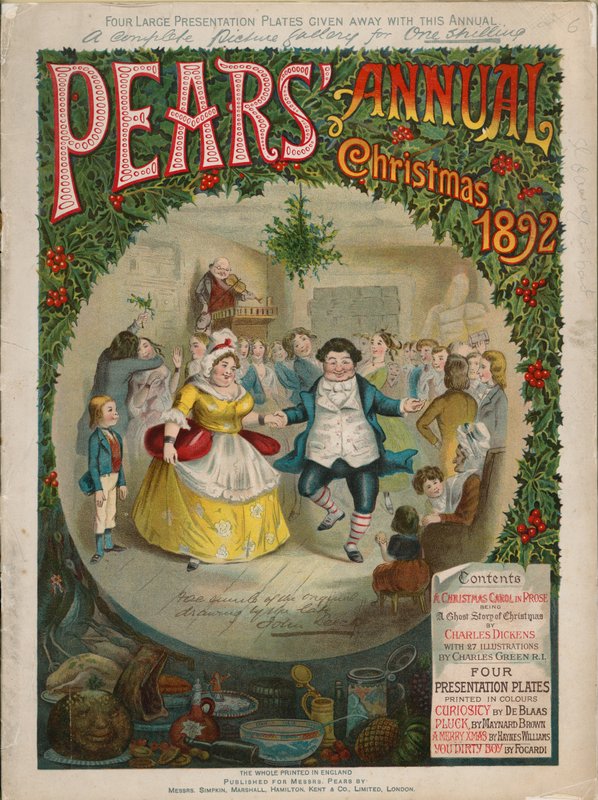 Capa da Pears Christmas Annual, 1892 de Charles Green