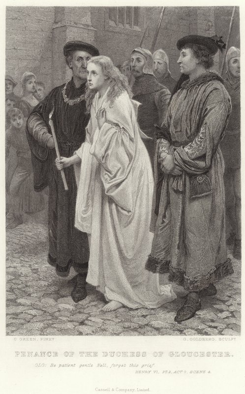 Penitência da Duquesa de Gloucester, Henrique VI, Parte 2, Ato 2, Cena 4 de Charles Green