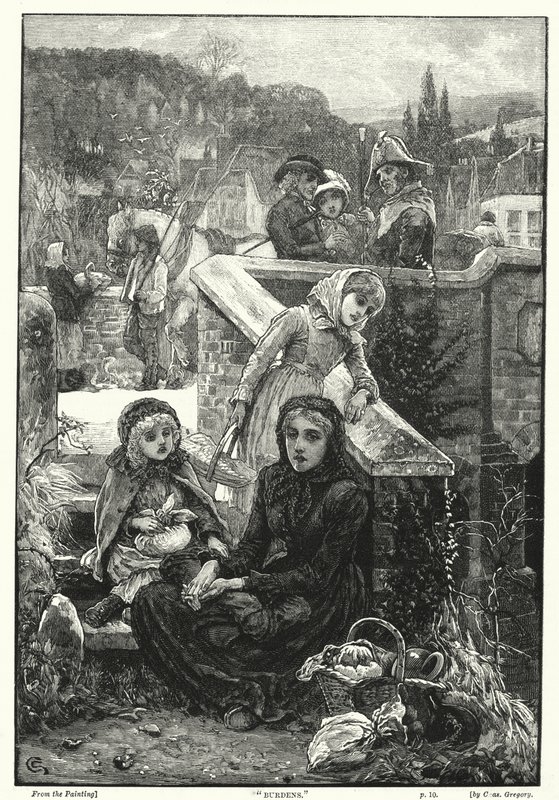 "Encargos" (gravura) de Charles Gregory