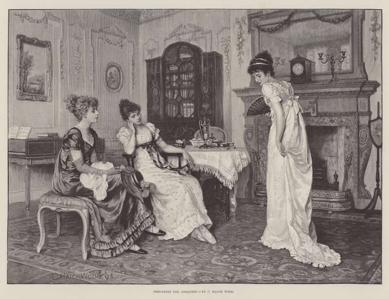 Preparando-se para a conquista de Charles Haigh Wood