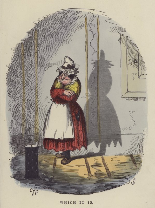 Que é (gravura colorida) de Charles Henry Bennett
